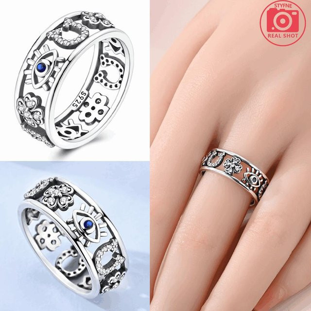 zjy8 Ring 925 Silber, Zirkonia, Damen - Bild 1