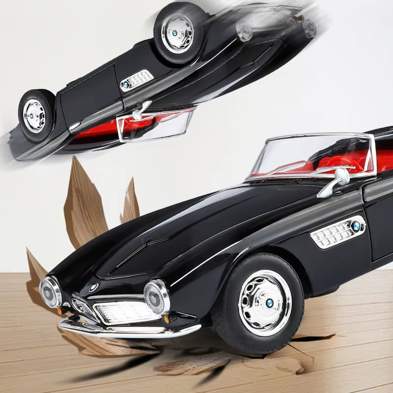 Mini Auto, Klassisches Auto, Spielzeugmodell, Metall, 1:24, mit Sound und Licht - Bild 3
