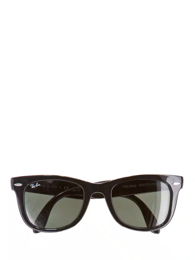 Ray-Ban Sonnenbrille Square, Kunststoff, Vollrand, Schwarz, Herren - Bild 2
