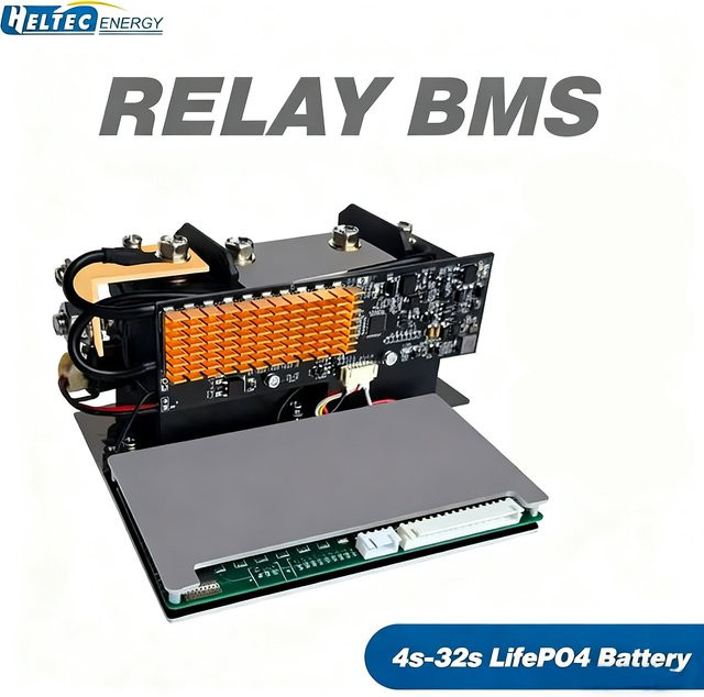 Heltec 350A Relais BMS Batterieschutzplatine für Lipo und Lifepo4, 3S bis 32S, Schwarz - Bild 1