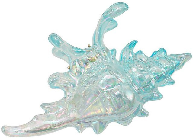 Haarklammer Acryl, Muschel-Design, blau, Damen - Bild 1