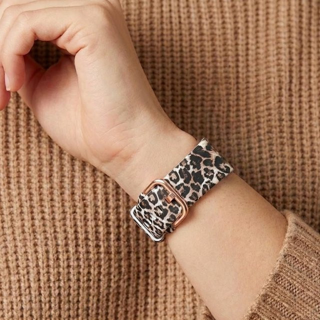 JBAILI Uhrenarmband Silikon, bedruckt, Unisex - Bild 1
