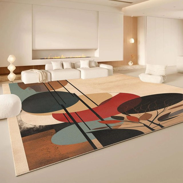 Karpetti Böhmischer Teppich in Multicolour, moderner Plüschteppich aus Polyester, B/H: 80 x 120 cm - Bild 1