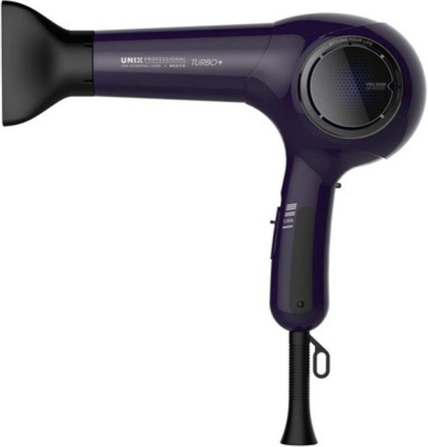 UNIX Turbo Plus Professioneller Haartrockner, Grau, Lila - Bild 1