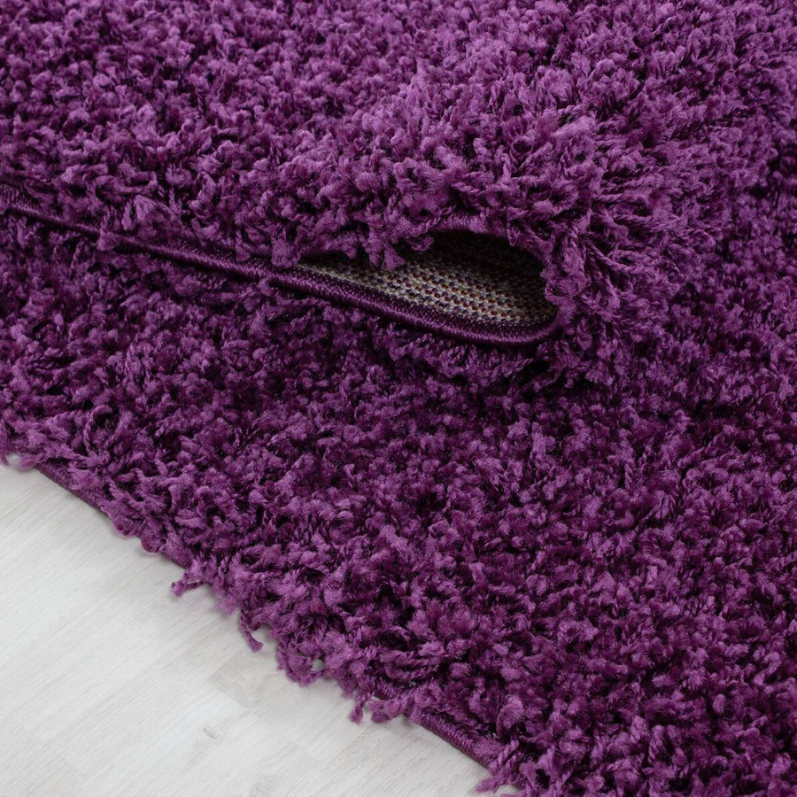 Ayyildiz Hochflorteppich Life Shaggy rund in Lila, Durchmesser: 160 cm - Bild 2