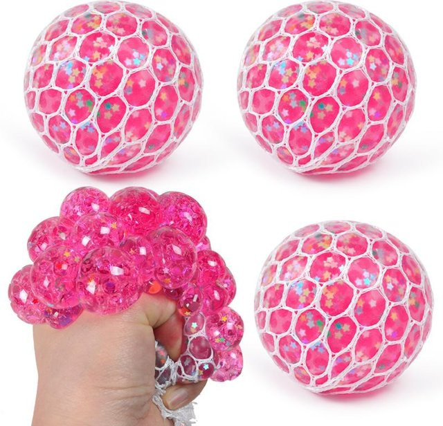 Binchi Outdoor Product Bunter Stern-Knetball Squishy Ball, 3D Stressabbau Sensorische Spielzeuge - Bild 1