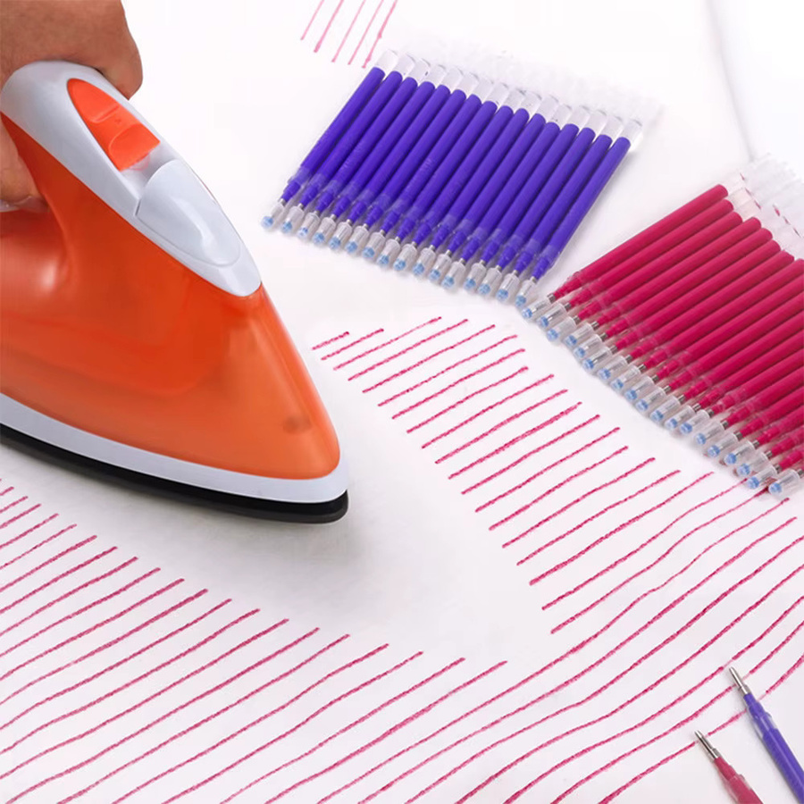105 Stück Hochtemperatur-Stoffmarkierer zum Verschwinden als Nachfüllstifte für Patchwork, Leder und Nähwerkzeuge in Schwarz und Multicolour - Bild 4