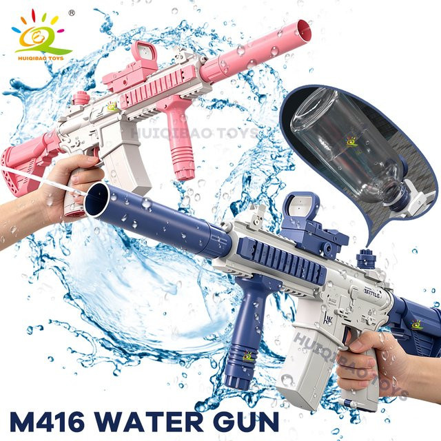 HUIQIBAO M416 Wasserpistole, elektrische Pistole, vollautomatisch - Bild 1