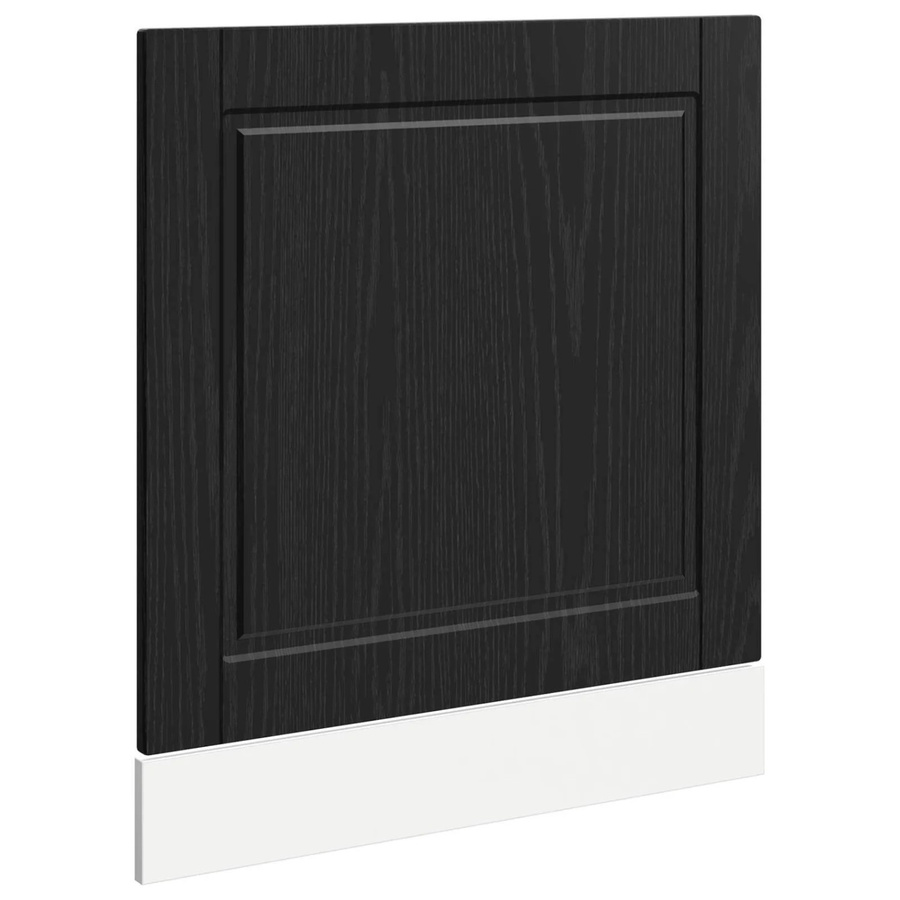 vidaXL Küchenschrank in Eiche Schwarz, Wandmontage, B/T/H: 60 x 1,5 x 67 cm - Bild 2