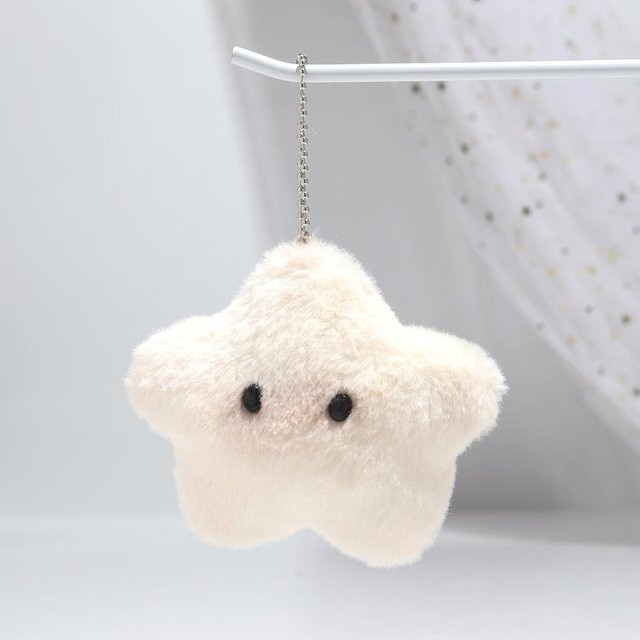 Rd lala Anhänger, Plüschstern, Bestickt, Unisex - Bild 1
