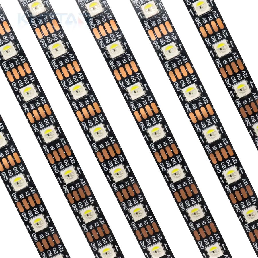 Teopek WS2815 RGBW LED-Pixel-Streifenlicht mit Dual-Signal und adressierbarer intelligenter dekorativer Beleuchtung in Kupferoptik - Bild 2