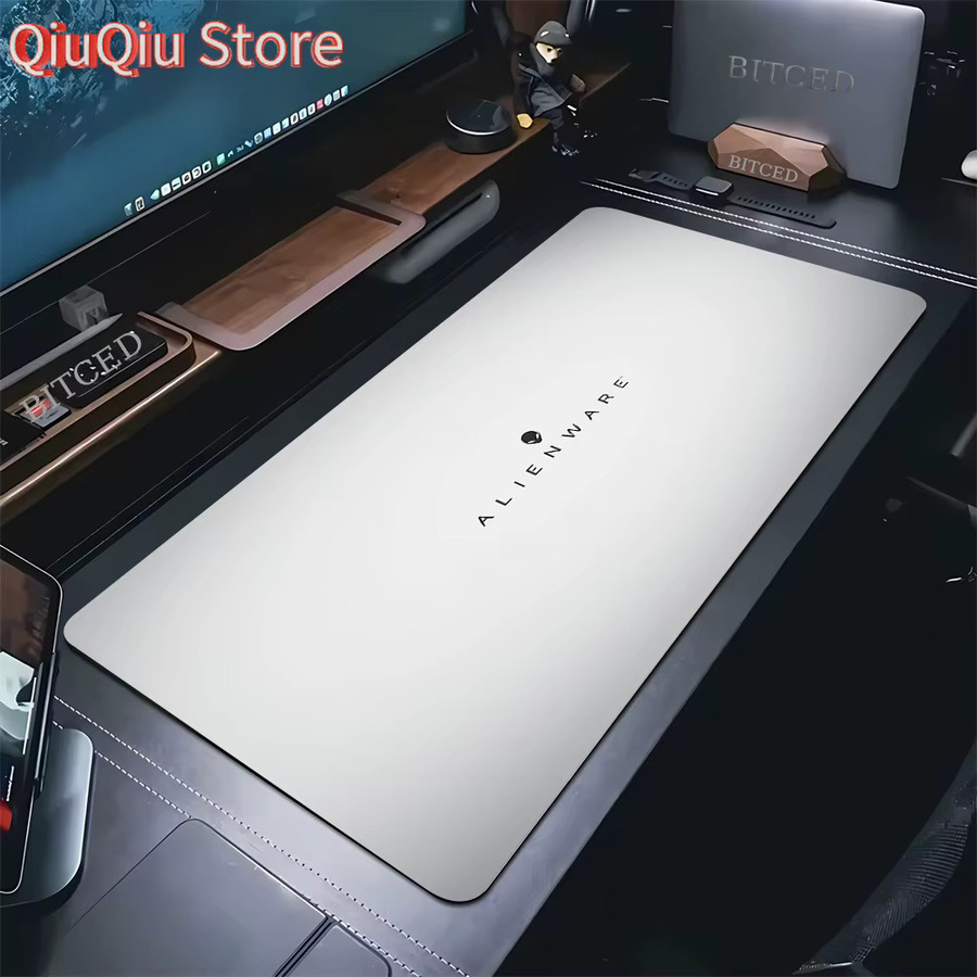 Alienware Gamer Schreibtischmatte mit Animation, Mauspad und Tastaturpad mit Lockrand, B/T: 90 x 40 cm - Bild 2