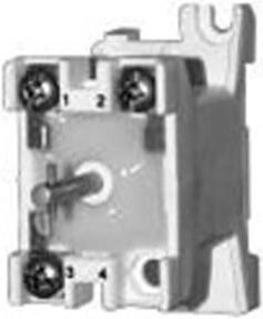 Eaton Drucktastersockel EX 2S mit 1 Stössel GHG 410 1901 R0178 in Weiß - Bild 1