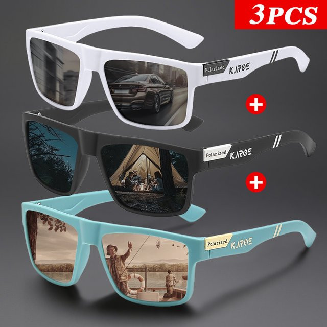 Karos Sonnenbrille, polarisiert, rectangular, Kunststoff, Unisex - Bild 1