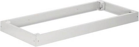 Hager FZ925D Universeller Sockel für Anreih- und Standschränke aus Stahl in Grau, B: 100 cm, H: 135 cm, T: 60 cm, IP54 - Bild 1