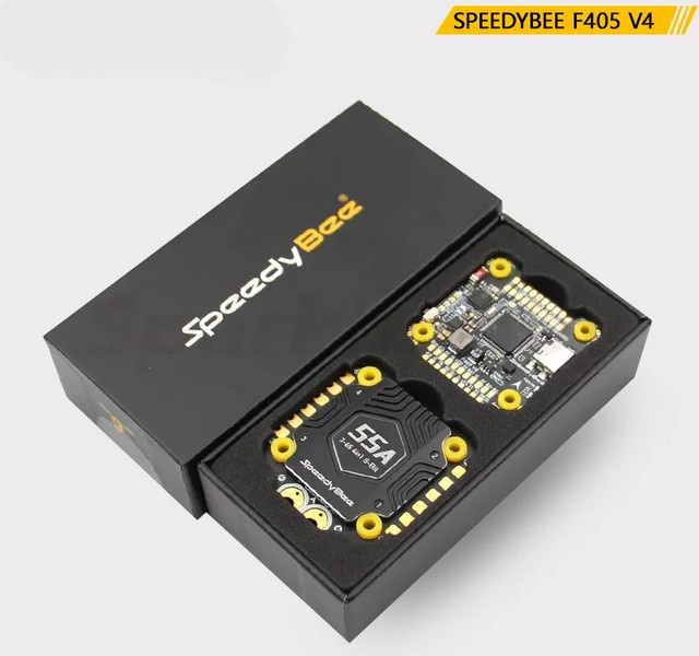 SpeedyBee F405V4 Stacked Flight Controller 55A ESC Tower, schwarz - Bild 1