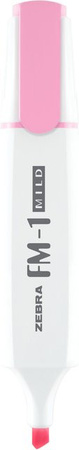 ZEBRA Textmarker FM-1 Mild Pink mit Keilspitze