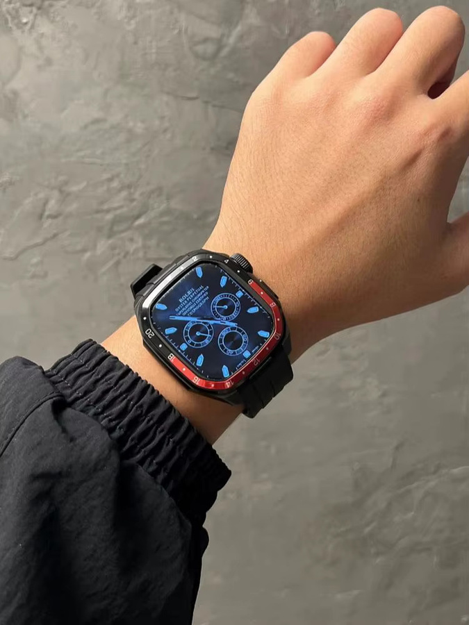 LuLuTom Smartwatch-Gehäuse, Silikonband, Bunt, Unisex - Bild 4