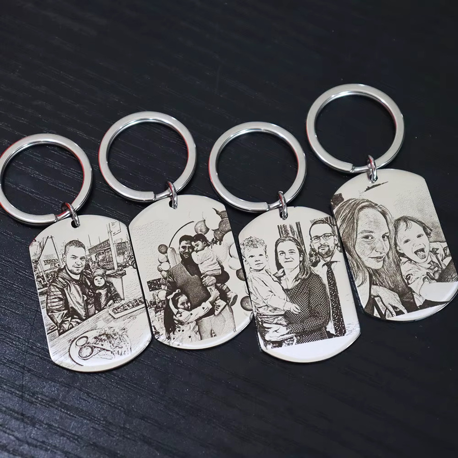 Enjoy steel Schlüsselanhänger, Edelstahl, personalisiert - Bild 2