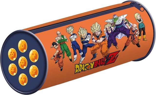 Dragon Ball Z Helden & Schurken Federmäppchen mit Reißverschluss in Blau/Orange - Bild 1