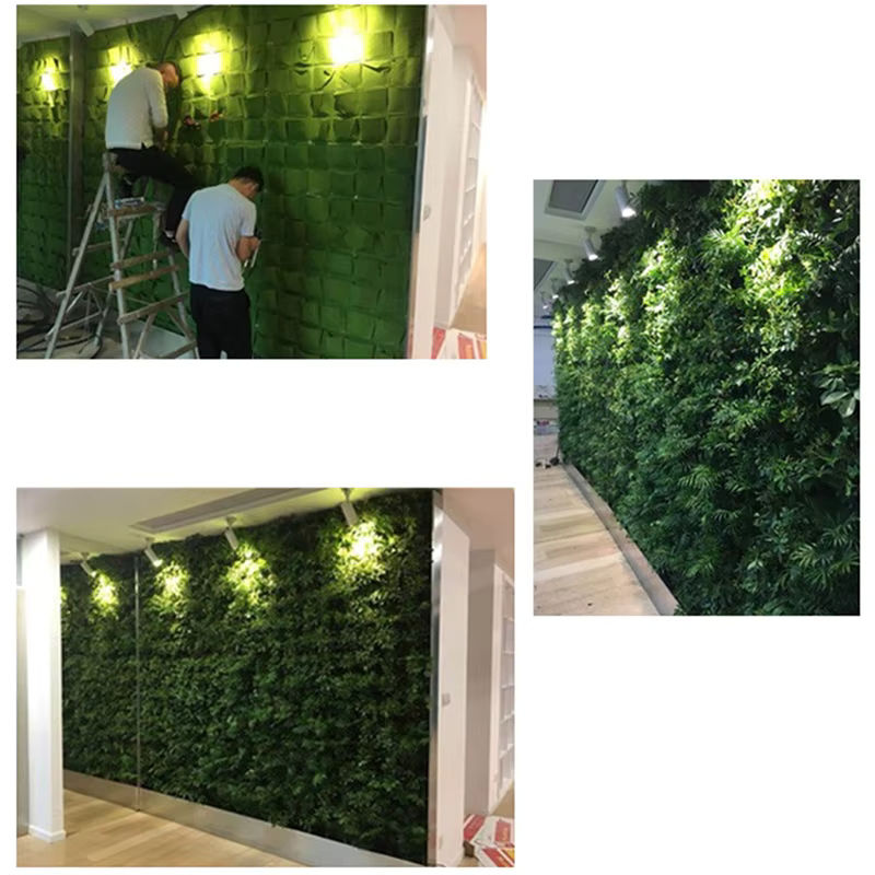 Grüner Wandbehang Pflanzbeutel für vertikale Gärten und Gemüseanbau - Bild 2