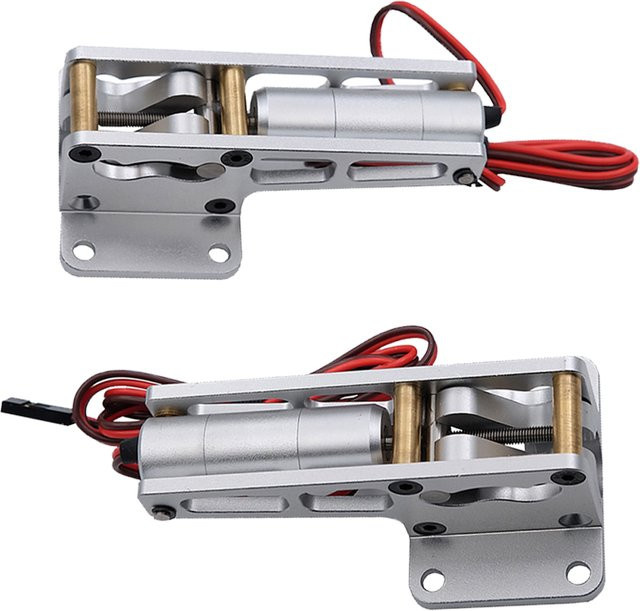 JP Hobby ER-120 Elektrisches Einziehfahrwerk, Vollmetall-CNC-Legierung, Grau - Bild 1