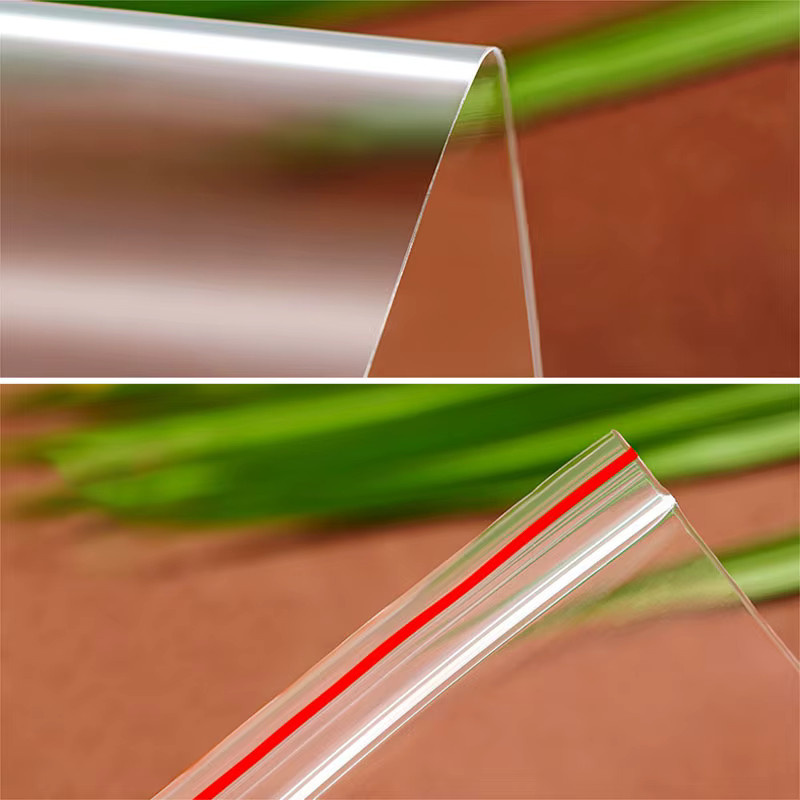 100 Stück Transparente ZipLock Plastiktüten Wiederverschließbare Lebensmittelaufbewahrungsbeutel aus Kunststoff - Bild 2