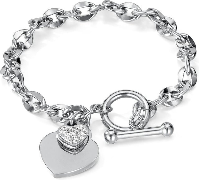 SZwatch Armband Liebesherz, Titanstahl, Silber, Damen - Bild 1