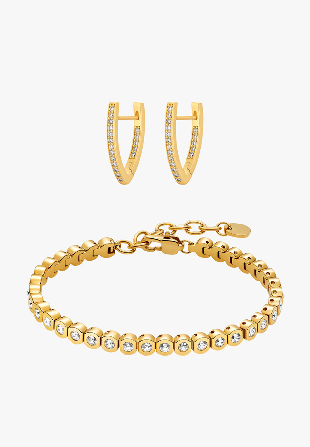 Amilla Schmuckset, Gold, Zirkonia, Damen - Bild 1