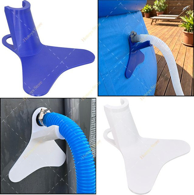3D-gedruckter Schwimmbad-Rohrhalter aus Kunststoff zur Schlauchstütze und Befestigung von Bodenpool-Wasserauslassrohren zur Vermeidung von Durchhängen - Bild 1