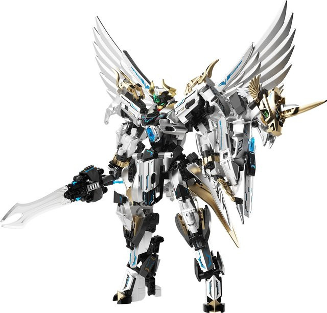 JAKI Pegasus MOC-Modell, Transformierendes Roboter-Bausteine-Set, Fantasy - Bild 1