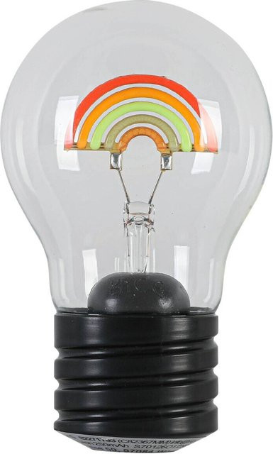 Nolo Akku-LED-Dekoleuchte Regenbogen Multicolor, Höhe: 12 cm, Durchmesser: 7 cm - Bild 1