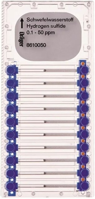 Dräger Microtubes für Schwefelwasserstoff 0,1 bis 50 ppm in Transparent - Bild 1