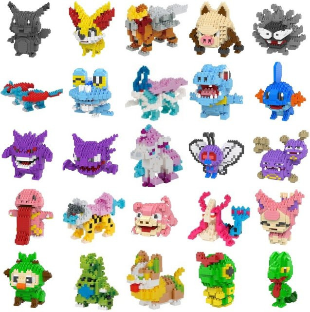 Keeppley Pokémon, Gengar Glurak Diamant-Mini-Modell, 89-teiliges Set - Bild 1