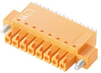 Weidmüller Buchsengehäuse-Kabel BC/SC in Orange mit 4 Polzahl und 3.81 mm Rastermaß, 50 Stück - Bild 1