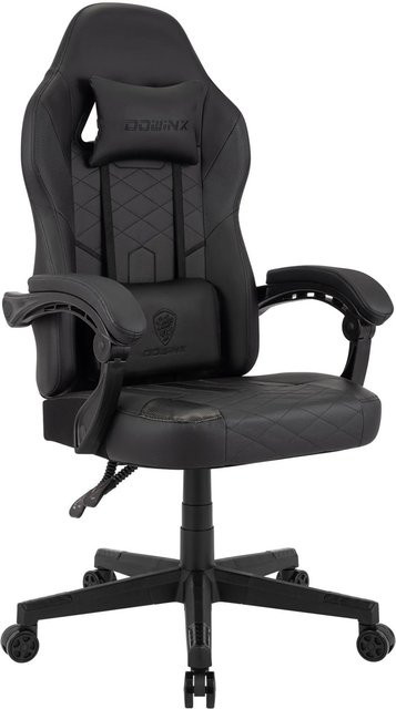 CLP Racing Gaming-Bürostuhl Collins Schwarz mit Kopfstütze und Rollen - Bild 1