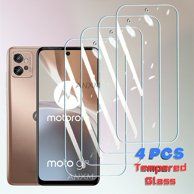 4er-Set gehärtetes Glas als Displayschutz für Motorola Moto G13 G14 G23 G53 G54 G73 G84 G22 G32 G42 G52 G62 G72 G82 G71 in Transparent - Bild 1