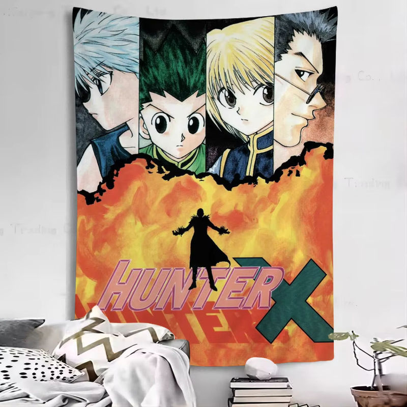 Hunter X Hunter Anime Wandteppich Japanischer Wandbehang als Kunstdruck zur Heimdekoration - Bild 2