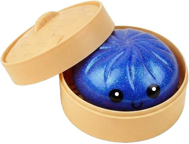BC Pet Supplies Glitzer-Knödel Squishy mit Box, Sensorisches Quetschspielzeug - Bild 1