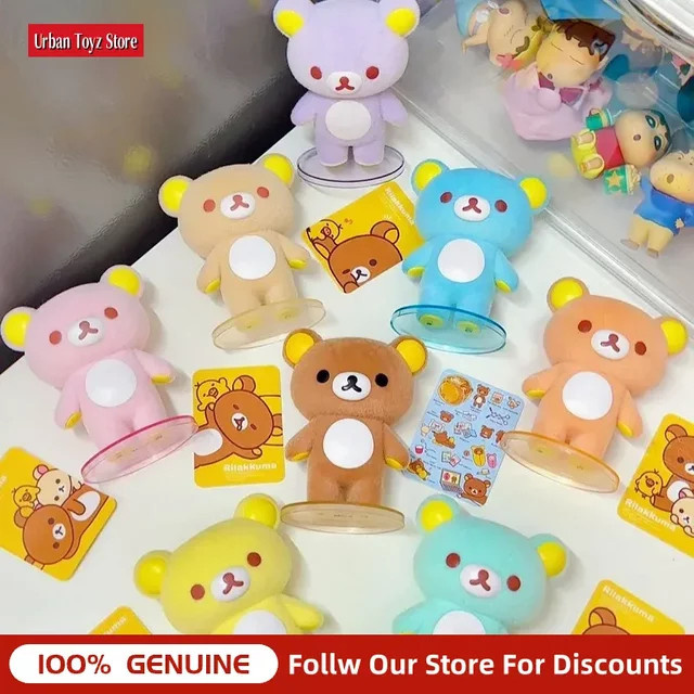 Bandai Rilakkuma Pink Sherbet Serie Blindbox, Sammelfigur, pink - Bild 1