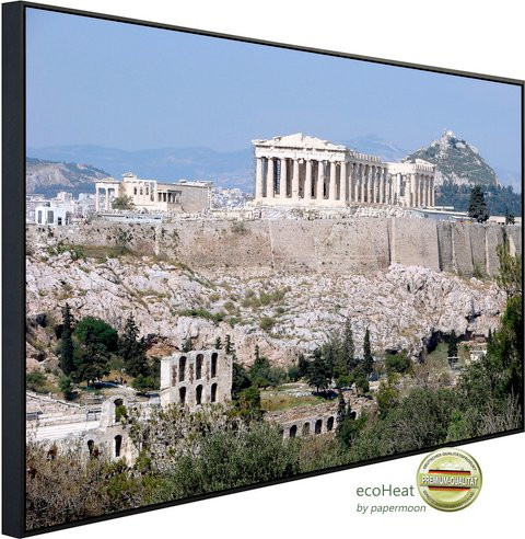 papermoon Infrarotheizung EcoHeat Parthenon Athen mit Matt-Effekt in Bunt, App-Steuerung und Überhitzungsschutz - Bild 1