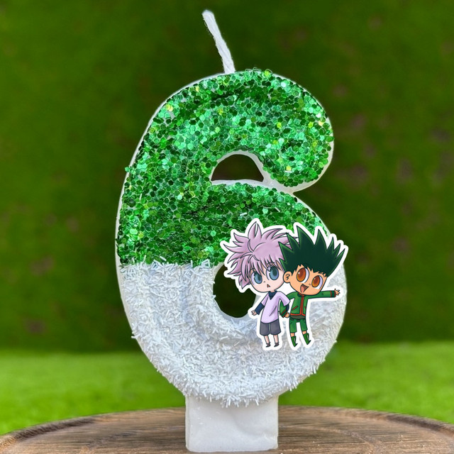 Bandai Hunter × Hunter Themen-Digitalkerzen, Geburtstagstorten-Dekoration - Bild 1