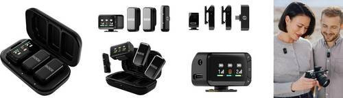 Rode Wireless Micro Camera Kit kabelloses Mikrofon-Set mit USB-C und Bluetooth in Schwarz - Bild 2
