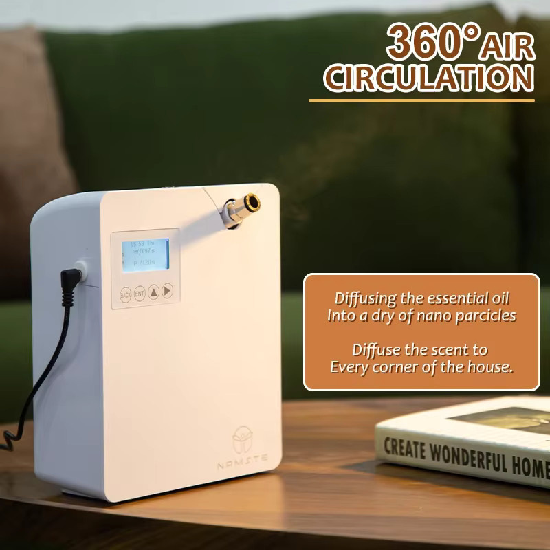 NAMASTE Duftluftmaschine Home Diffusor für ätherische Öle mit Bluetooth und WiFi App-Steuerung zur Aromatherapie in Schwarz oder Weiß - Bild 3