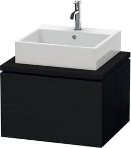 Duravit Waschtischunterschrank L-Cube in Weiß für Konsole mit 1 Auszug, Wandmontage, Breite: 62 cm, Tiefe: 54,7 cm - Bild 1