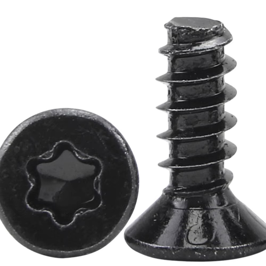 LUOTESI Torx Senkkopf-Blechschraube aus Edelstahl in Schwarz M2.3 - Bild 3