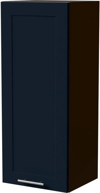 Feldmann-Wohnen Hängeschrank Oslo W4 in Lava und Indigo Matt mit Soft-Close-Türen, B/T/H: 40 x 32,5 x 96 cm - Bild 1