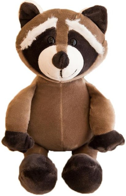 Yiran Health & Beauty Kawaii Plüschtiere, Elefant Giraffe Waschbär Fuchs Löwe Tiger Affe Hund, Plüschtier, 25cm - Bild 1