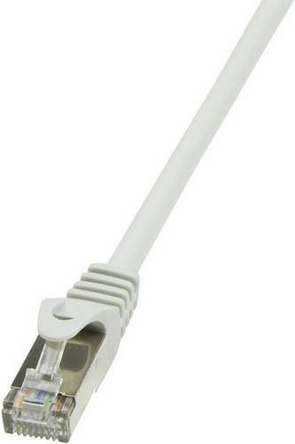 LogiLink CP1022D RJ45 Patchkabel CAT 5e SF/UTP Ethernet/LAN Grau 0,50 m - Bild 1