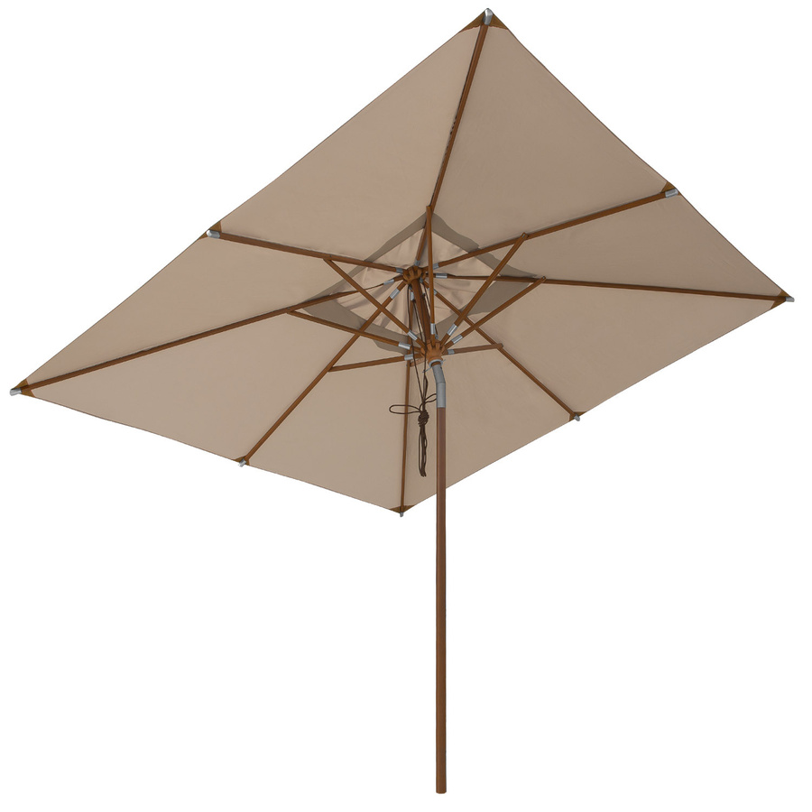 anndora Sonnenschirm Knickbar Macchiato eckig mit Aluminiumgestell und UPF 50+ Polyesterbezug B/T: 300 x 300 cm - Bild 1